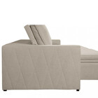 Sofá 4 Lugares Retrátil Reclinável Com Massageador 250cm Bouc