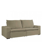 Sofá 4 Lugares Retrátil Reclinável Com Massageador 250cm Velu