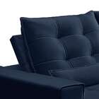 Sofá 4 Lugares Retrátil Reclinável Veludo 250cm Barém Ferguile