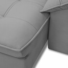 Sofá 4 Lugares Retrátil Reclinável Veludo 250cm Cartaxo Fergu