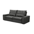 Sofá 4 Lugares Retrátil Reclinável Veludo 250cm Munique Fergu