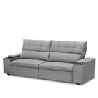 Sofá 4 Lugares Retrátil Reclinável Veludo 250cm Parma Ferguile