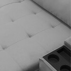 Sofá 4 Lugares Retrátil Reclinável Veludo 250cm Parma Ferguile