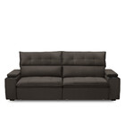 Sofá 4 Lugares Retrátil Reclinável Veludo 250cm Parma Ferguile