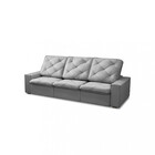 Sofá 4 Lugares Retrátil Reclinável Veludo 290cm Maldivas Ferg