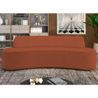 Sofá 4 Lugares Sala De Estar Cancún D02 Linho Terracota 280 C