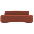 Sofá 4 Lugares Sala De Estar Cancún D02 Veludo Terracota 280