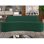 Sofá 4 Lugares Sala De Estar Cancún D02 Veludo Verde Musgo 26