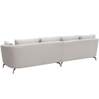 Sofá 4 Lugares Sala De Estar Living 270cm Pés Industrial Evan