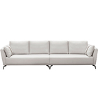 Sofá 4 Lugares Sala De Estar Living 290cm Pés Industrial Evan