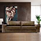 Sofá 4 Lugares Sala De Estar Pés Madeira 280cm Com Usb Minsqu