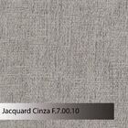 Sofá 4 Lugares Sala De Estar Recepção 264cm Pretty Linho Cinz