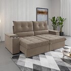 Sofá 4 Lugares Santiago Retrátil E Reclinável - Viero Móveis