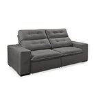 Sofá 4 Lugares Turmalina 252cm Cinza