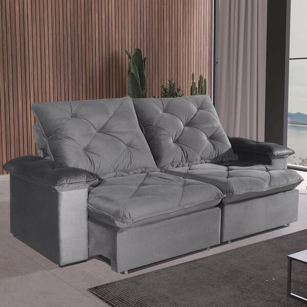 Sofá 5 Lugares 2,90m Retrátil E Reclinável Canyon Bom Pastor