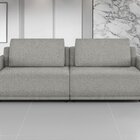 Sofá 5 Lugares 280 Cm Em Linho Com Molas Apolo Cinza