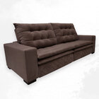 Sofá 5 Lugares 290 Cm Retrátil Mola Bonnel Pillow D28 Real Ve