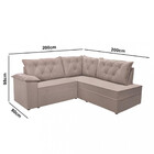 Sofá 5 Lugares Canto Austria Requinte