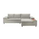 Sofá 5 Lugares Com Chaise Direito Clássico Com Entrada Usb Li