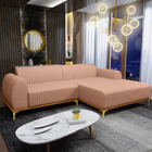 Sofá 5 Lugares Com Chaise Direito Para Sala De Estar Molino 3