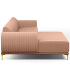 Sofá 5 Lugares Com Chaise Esquerdo Para Sala De Estar Molino