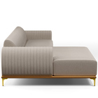 Sofá 5 Lugares Com Chaise Esquerdo Para Sala De Estar Molino