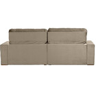 Sofá 5 Lugares Curitiba Retrátil E Reclinável Veludo Bege