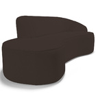 Sofá 5 Lugares Curvo Sala De Estar Living Firenze Direito D02