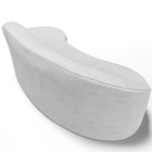 Sofá 5 Lugares Curvo Sala De Estar Living Firenze Direito D02