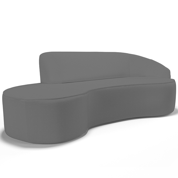 Sofá 5 Lugares Curvo Sala De Estar Living Firenze Direito D02