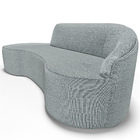 Sofá 5 Lugares Curvo Sala De Estar Living Firenze Direito D02