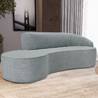 Sofá 5 Lugares Curvo Sala De Estar Living Firenze Direito D02