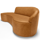 Sofá 5 Lugares Curvo Sala De Estar Living Firenze Direito D02