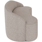 Sofá 5 Lugares Curvo Sala De Estar Living Lótus D02 Bouclê Be