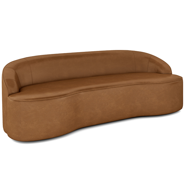 Sofá 5 Lugares Curvo Sala De Estar Living Lótus D02 Couríssim