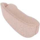 Sofá 5 Lugares Curvo Sala De Estar Living Lótus D02 Linho Ros