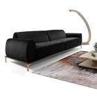 Sofá 5 Lugares Hug Preto