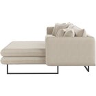 Sofá 5 Lugares Linho 92cm X 284cm Ricco Cru