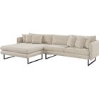 Sofá 5 Lugares Linho 92cm X 284cm Ricco Cru