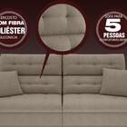 Sofá 5 Lugares Net Prestige Assento Retrátil E Reclinável Cap