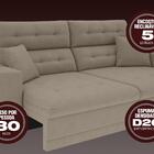 Sofá 5 Lugares Net Prestige Assento Retrátil E Reclinável Cap