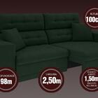 Sofá 5 Lugares Net Prestige Assento Retrátil E Reclinável Ver