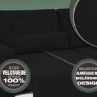 Sofá 5 Lugares Net Royale Assento Retrátil E Reclinável Preto