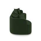 Sofá 5 Lugares Orgânico Living 290cm Mersa Veludo Verde K01 -