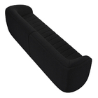 Sofá 5 Lugares Para Sala 332cm Lazio M03 Bouclê Preto - Lyam