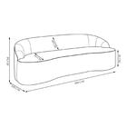 Sofá 5 Lugares Para Sala De Estar Living 280cm Theo D06 Sinté