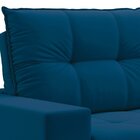 Sofá 5 Lugares Retrátil E Reclinável 290cm Noruega Azul