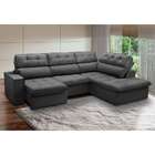 Sofá 5 Lugares Retrátil E Reclinável Arezzo Com Chaise Direit