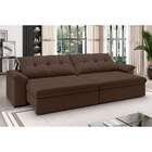 Sofá 5 Lugares Retrátil E Reclinável Cm Usb Flexforma Triton