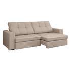 Sofá 5 Lugares Retrátil E Reclinável Flexforma Versalhes Camu